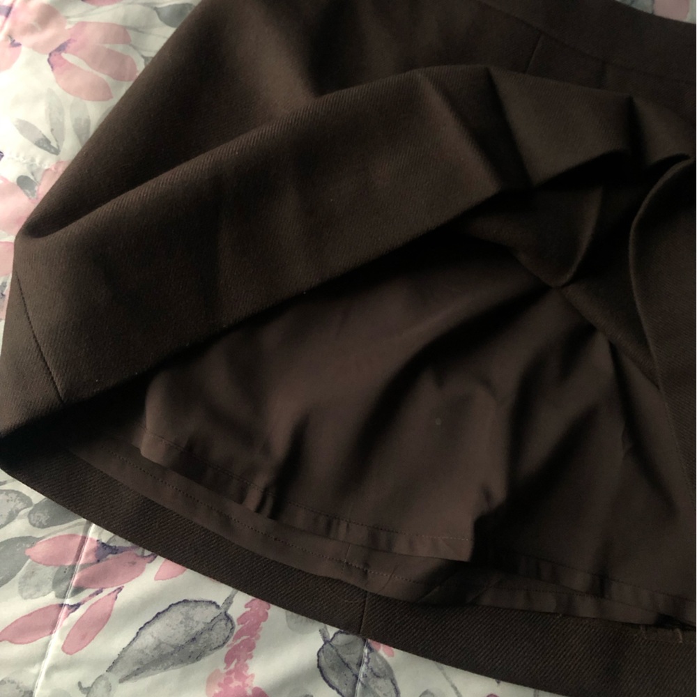NWT Brown Wool J.Crew Mini Skirt - Picture 4 of 6